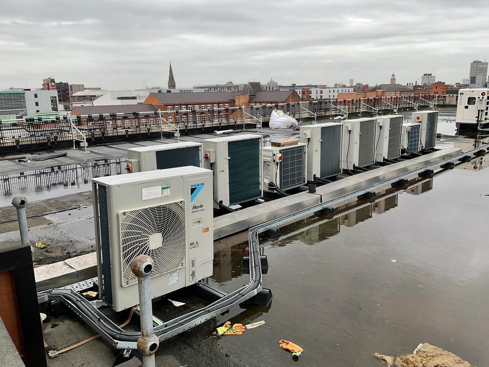 Commercial air conditioning installation by Elite Cooling and Heating 02
