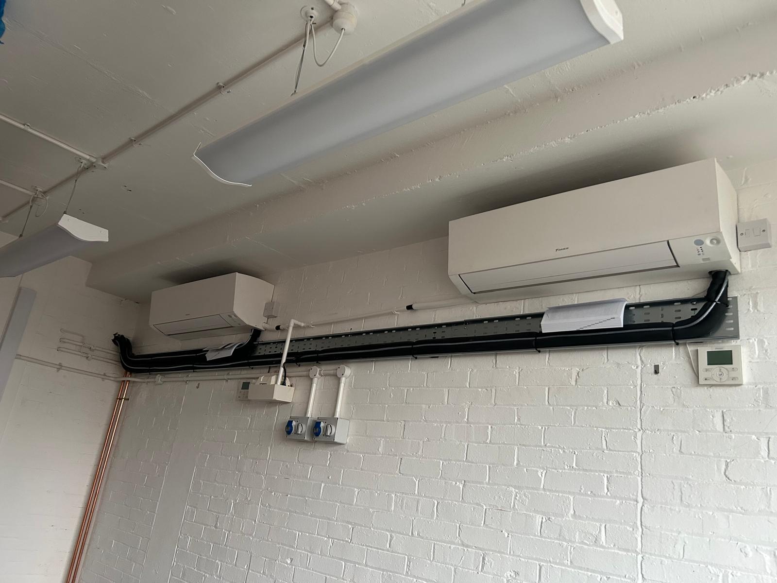 Commercial air conditioning installation by Elite Cooling and Heating 06